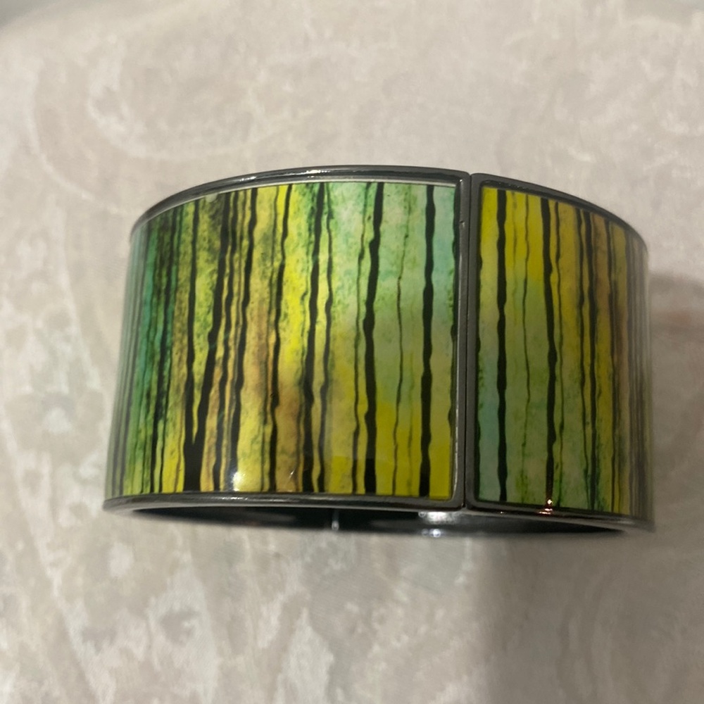 LN Lia Sophia Forest stretch cuff bracelet